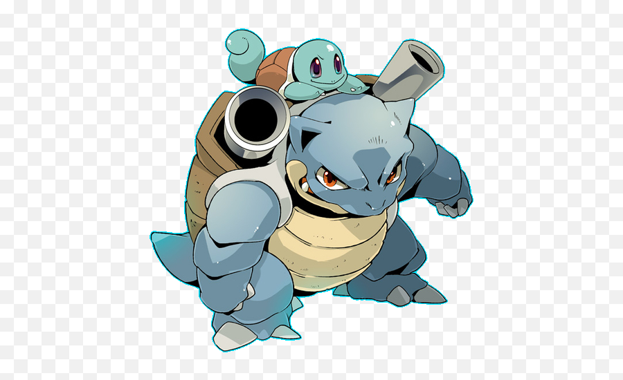 Battle Revolution Blastoise Squirtle - Pokemon Blastoise And Squirtle Png,Blastoise Png