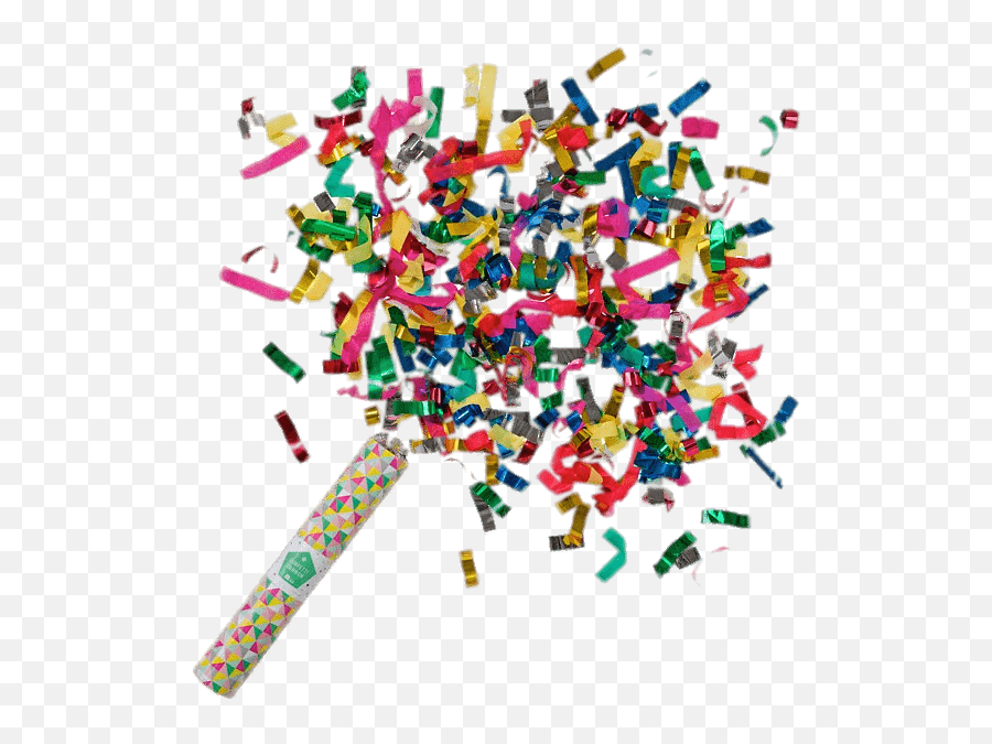 Confetti Cannon Transparent Png - Confetti Cannon Png,Confetti With Transparent Background