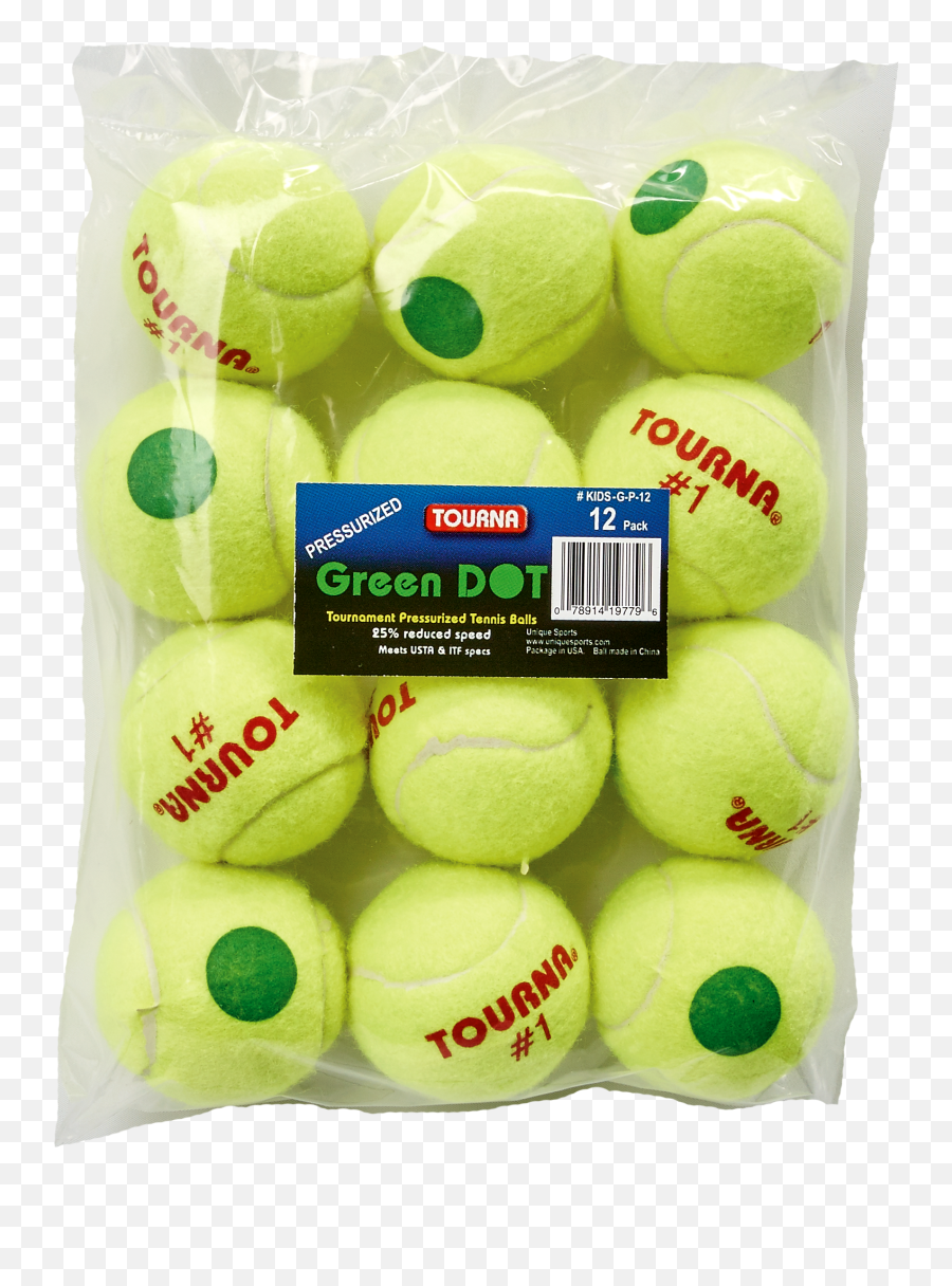 Kids Green Dot 12 Bag - Tourna Green Dot Tennis Balls Png,Green Dot Png