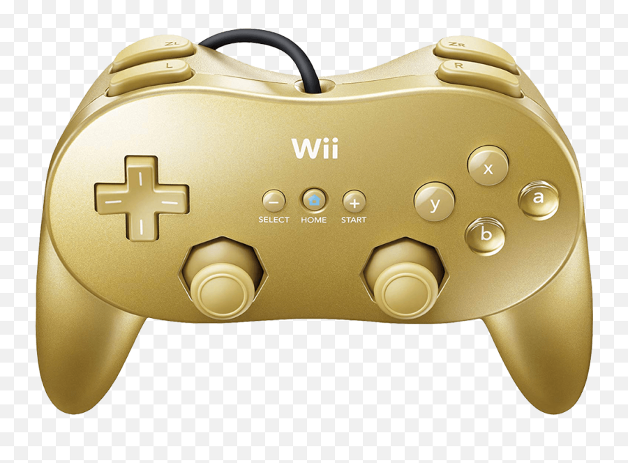Download Wii Classic Controller Goldeneye Hd Png - Gold Wii Pro Controller,Wii Remote Png
