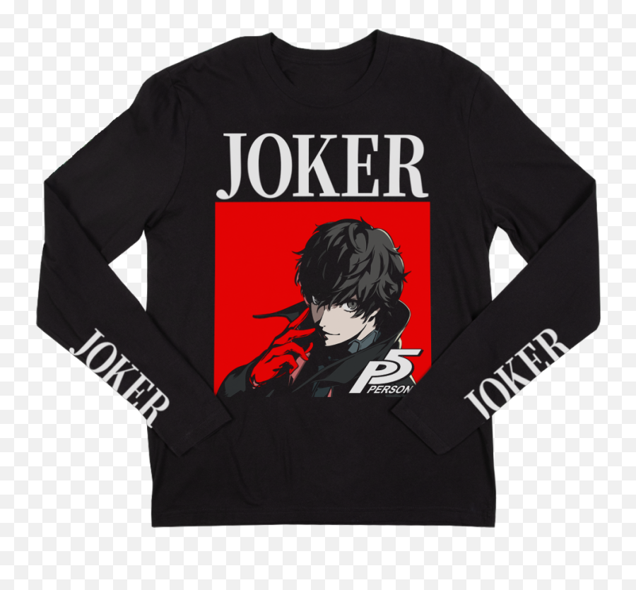 Persona 5 The Phantom Long Sleeve Png Joker