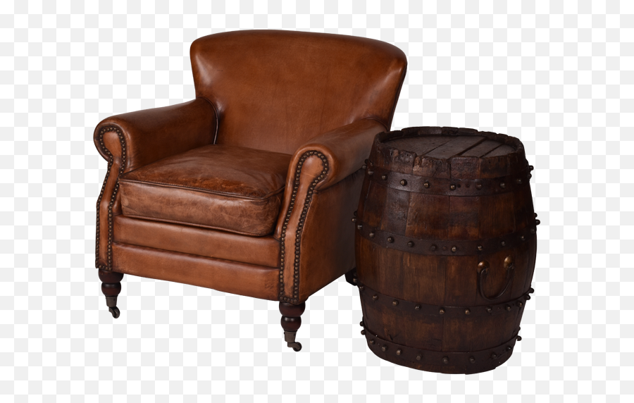 Wine Barrel Png - Recliner Png Download Club Chair Solid,Barrel Png