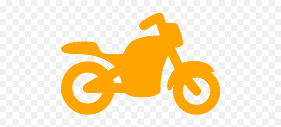 Orange Motorcycle Icon - Free Orange Motorcycle Icons Transparent Motorcycle Icon Png,Motorcycle Transparent