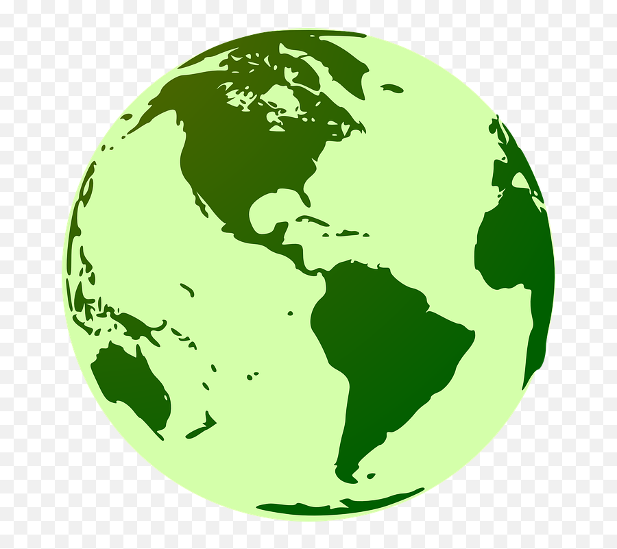 Green Clipart Earth - World Map Full Size Png Download World Map,Earth Map Png