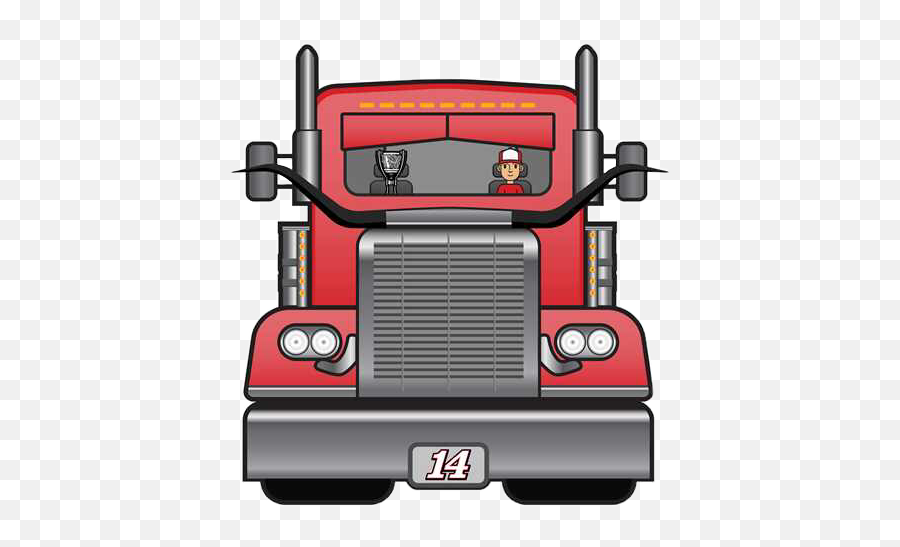 Truck Emoji Car Red America Coche Goclintgo Clintbowyer Png