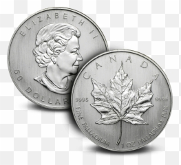 Royal Canadian Mint Maple Leaf Palladium Coins - png