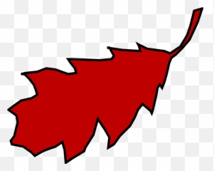 Falling - Red Oak Leaf Clipart Transparent Png Original
