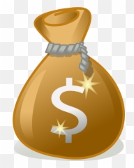 Money Clipart Transparent Background - Clear Bag png