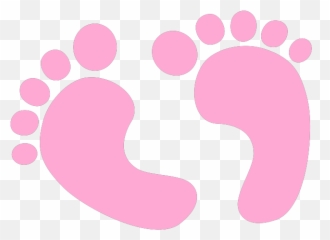 Baby Girl Footprints Png - ClipArt Best Transparent Clipart