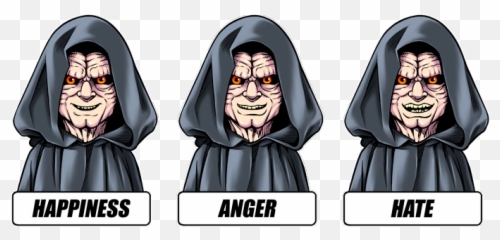 Parody Of Alien Palpatine Aka Darth Sidious The Sith - Stickers png