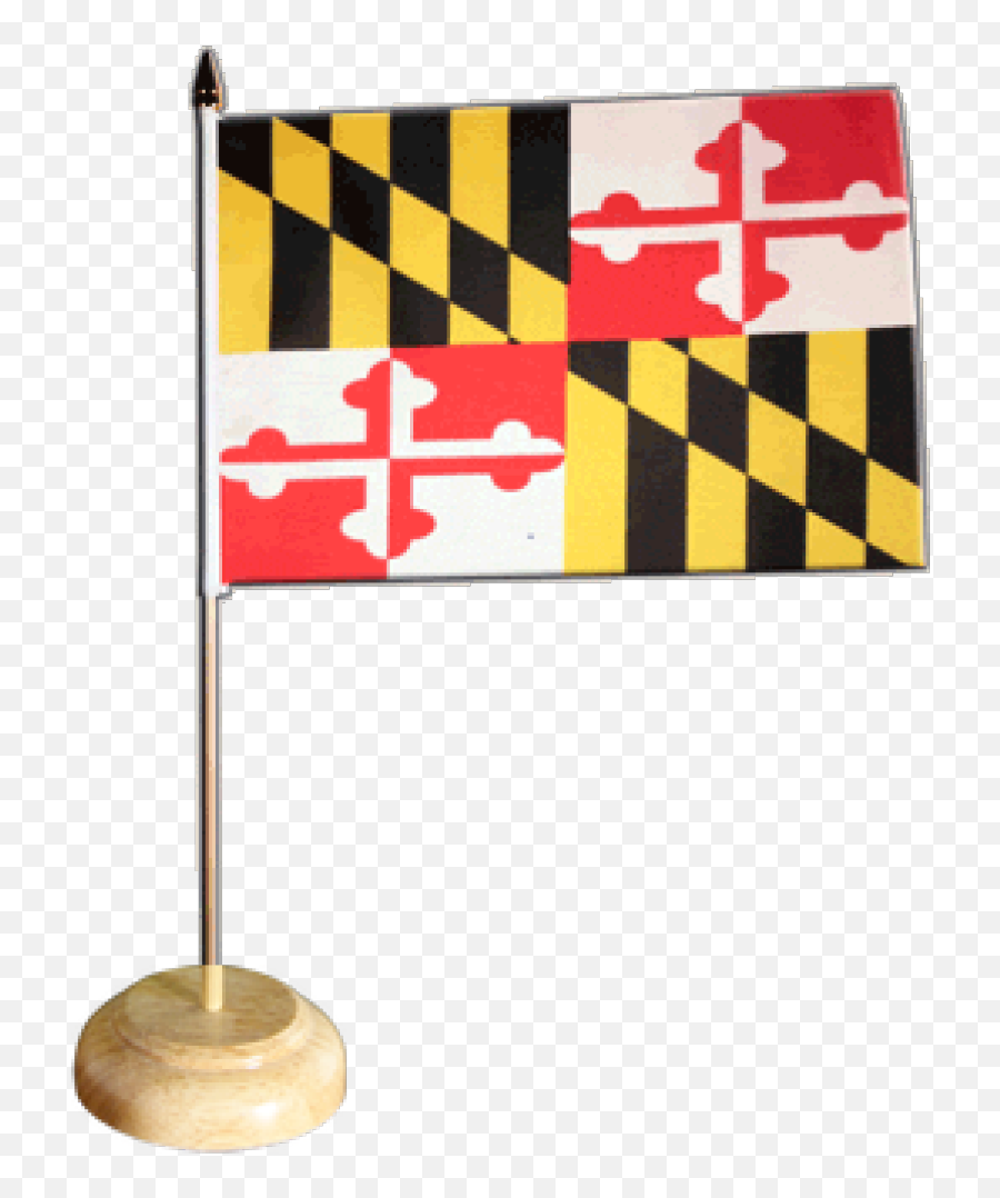 Download Hd Usa Maryland Table Flag - Us State Flags Emoji Maryland State Flag Png,Maryland Flag Png