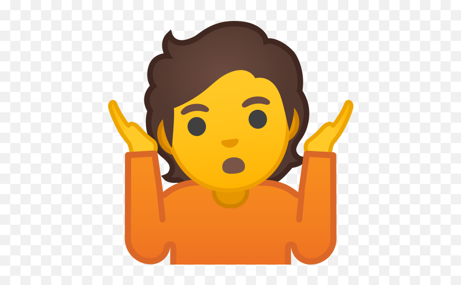 Person Shrugging Emoji - Don T Know Icon Png,Shrug Emoji Transparent