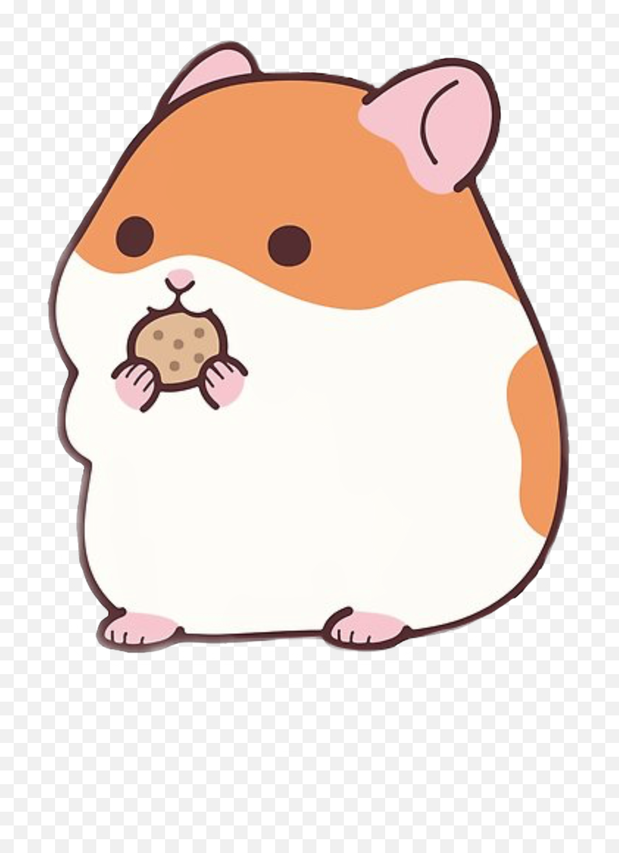 Guineapig Sticker Cookie Cute By Fishtonic - Kawaii Dibujos De Hamsters Png,Kawaii Transparent