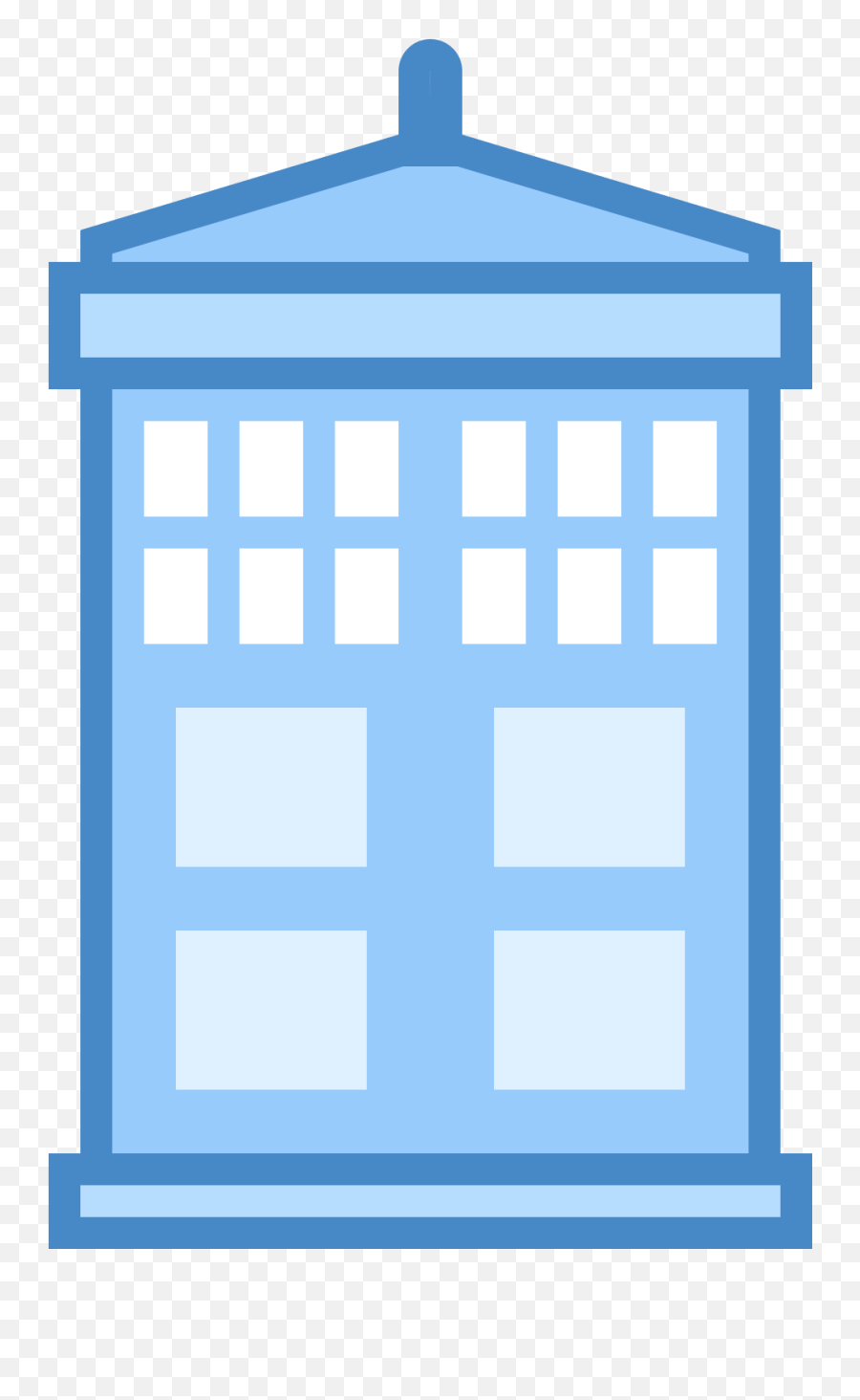 Download Hd Tardis Icon Transparent Png Image - Nicepngcom Vertical,Tardis Transparent