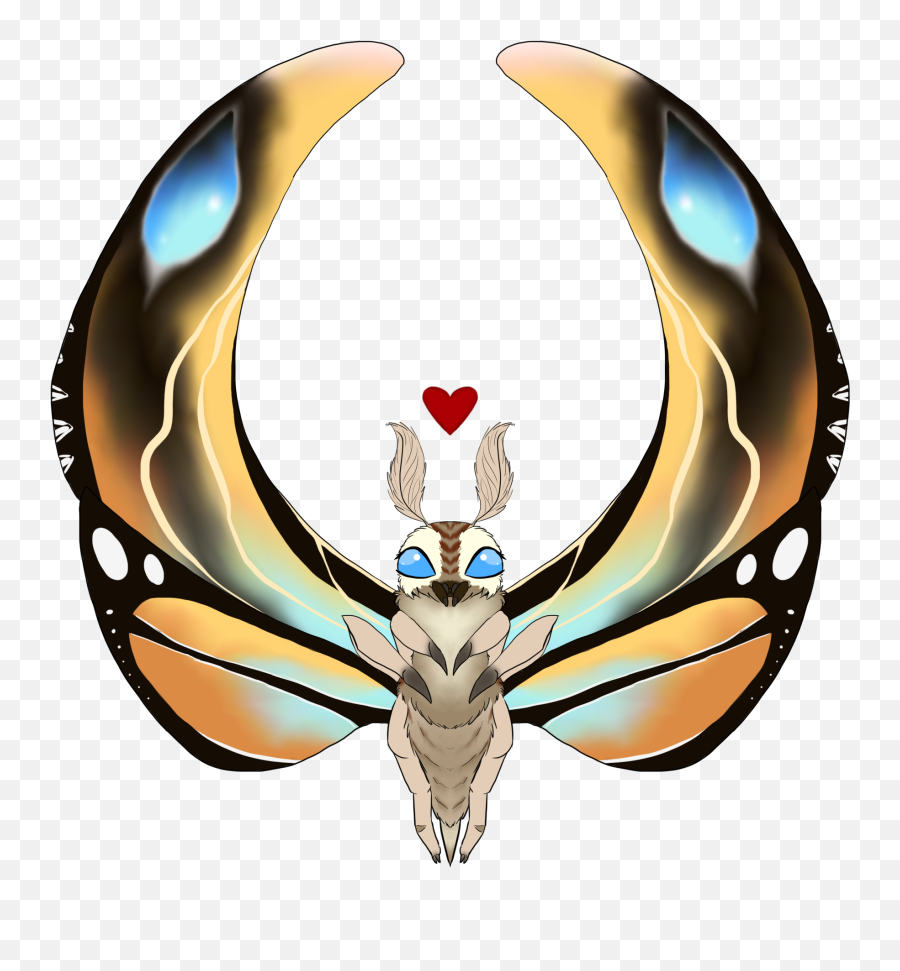 Happy Squeaky Moth - Happy Mothra Noises Png,Mothra Png