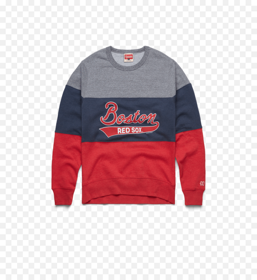 Script Boston Red Sox Stripe Crewneck Png Logo