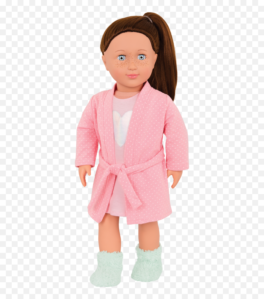 Sleepover Doll Brown Hair Green Eyes - Our Generation Dolls Lake Png,Doll Png