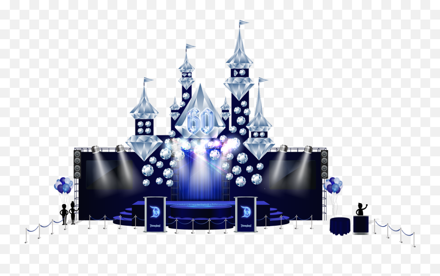 Disney Castle Png Blue - Chapel Transparent Cartoon Jingfm,Disney Castle Transparent Background