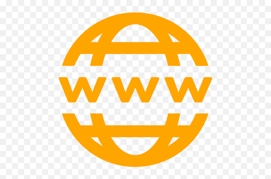 Domain Icon Png - Website Icon Png Orange,Website Url Icon