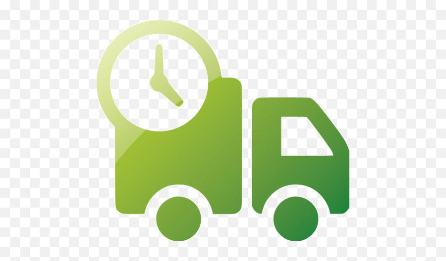 Web 2 Green Delivery Food Icon - Time Delivery Icon Png,Food Icon Sets