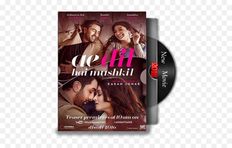 Ae Dil Hai Mushkil Movie With English Subtitles Tamilrockers - Ae Dil Hai Mushkil Song Poster Png,123movies Icon