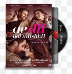 Ae Dil Hai Mushkil Movie With English Subtitles Tamilrockers - Song Poster png