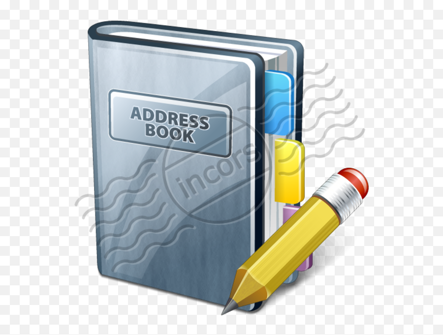 Address Book Edit 8 - Address Book Clipart Png,Address Icon Vector