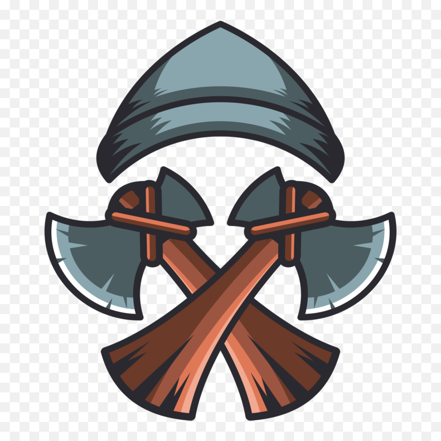 Beanie Hat And Ax Woodman 1868731 Vector Art - Weapons Png,Crossed Axes Icon