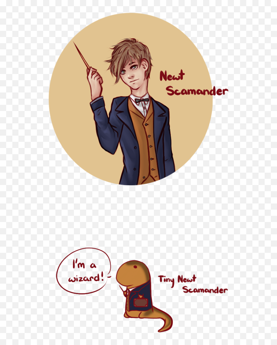 Tiny Newt - Standing Around Png,Newt Scamander Icon