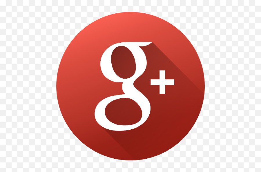 Google Plus High Quality Long Shadow Media Social Png Icon