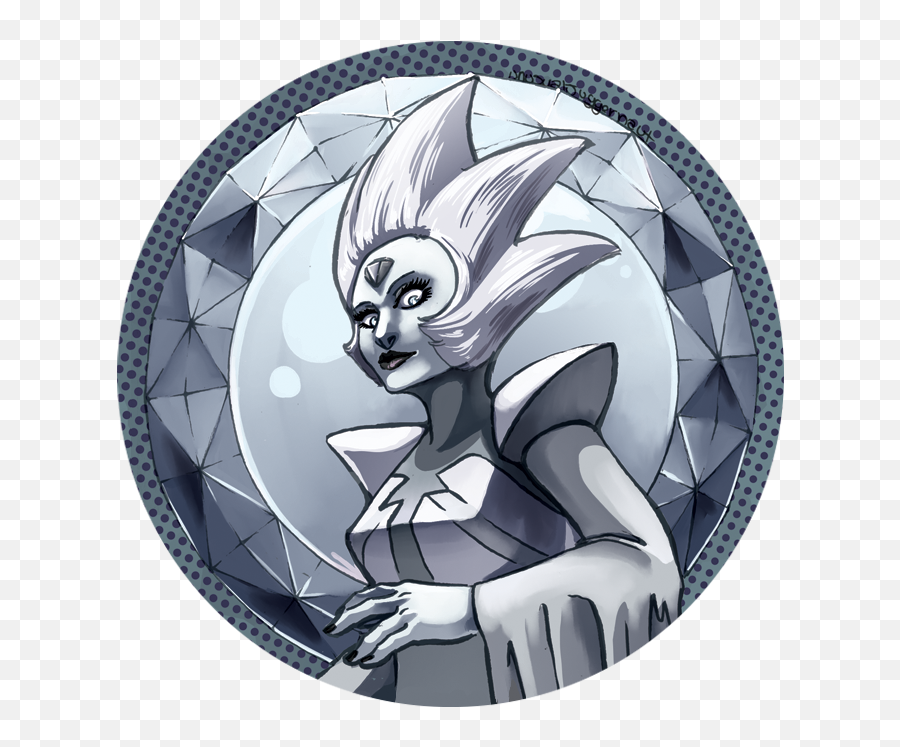 White Diamond By Unusualjuggernaut - Cartoon Png,Cartoon Diamond Png