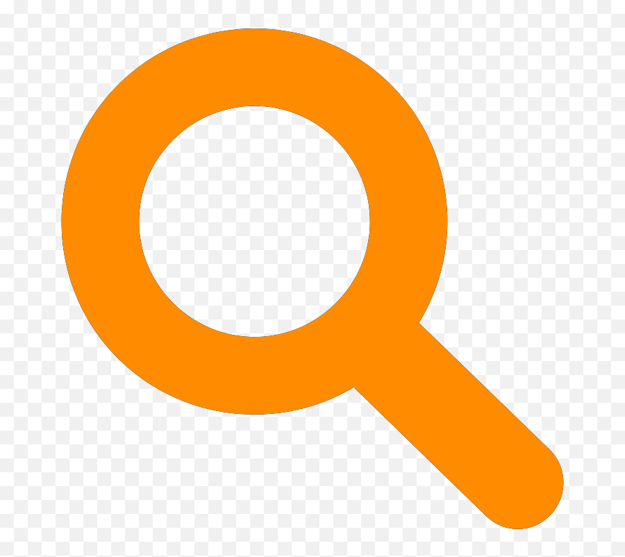 Search Icon Orange Svg Vector Clip Art - Search Icon Orange Png,Search Icon Clipart