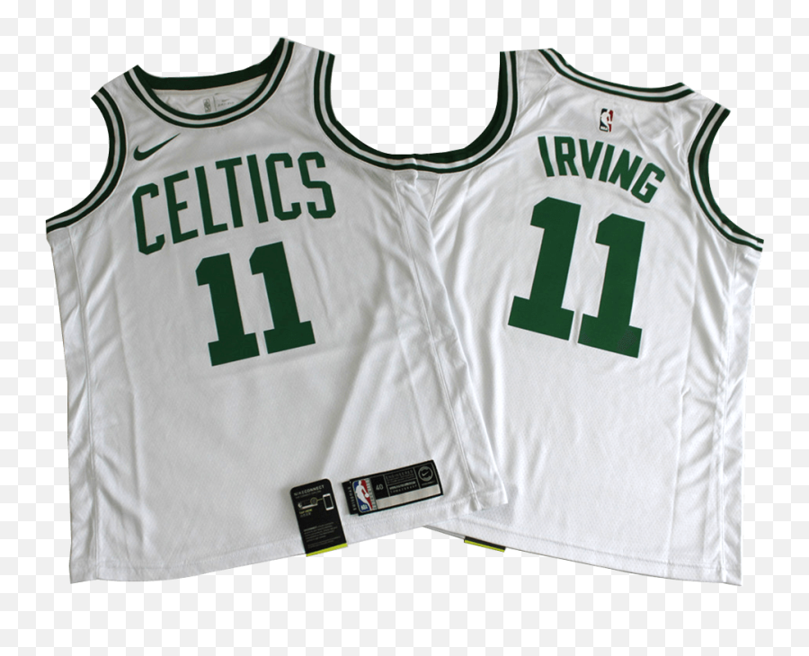Boston Celtics Kyrie Irving 11 Nba Jersey Swingman Nike - Nike Celtics Jersey White Png,Nike Icon Woven