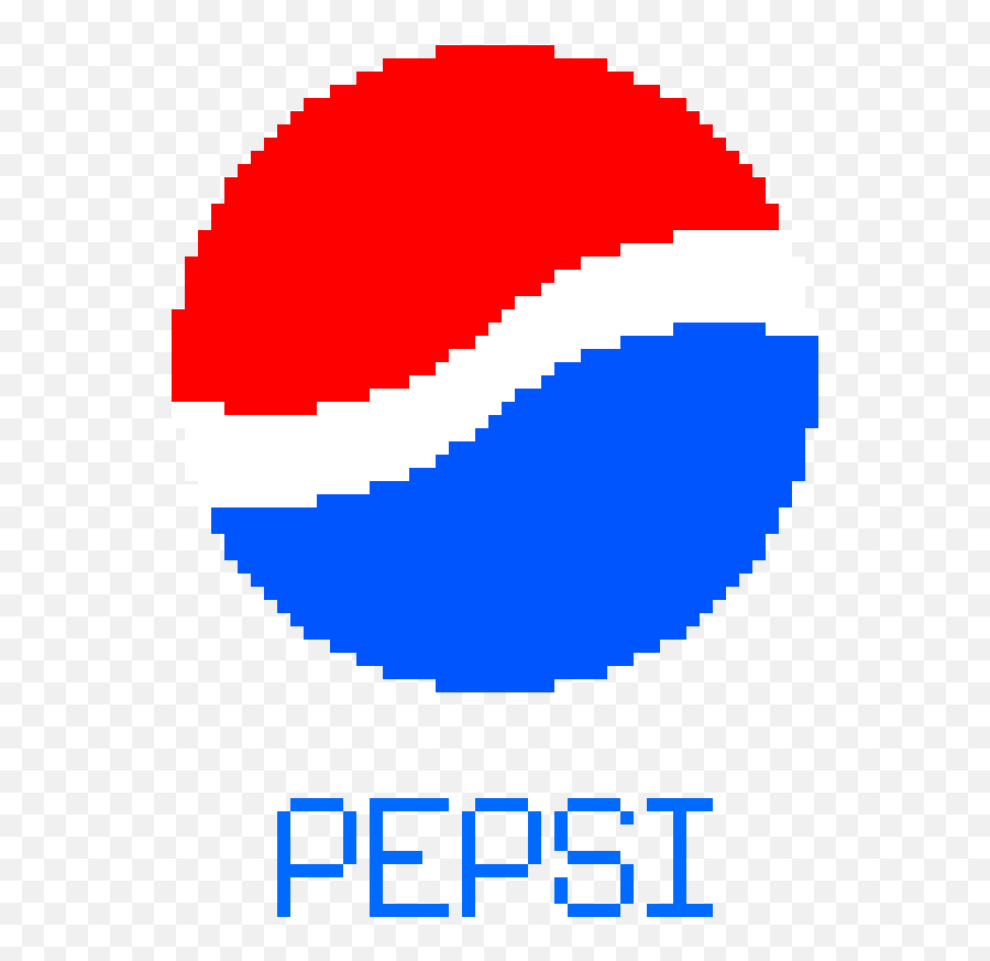 Pixilart - Pepsi Logo By Anonymous Hal 9000 Pixel Art Png,Pepsi Logo Transparent