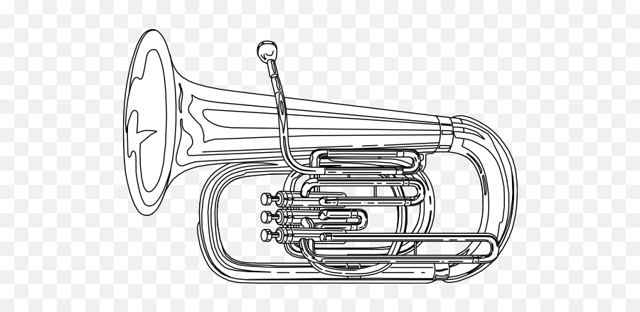 Png File Svg Icon Trumpet - Clip Art Library Clip Art Black And White Tuba,Tuba Icon