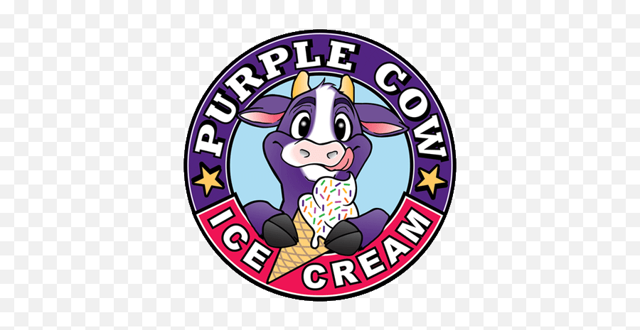 Purple Cow Ice Cream All Things - Purple Cow Ice Cream Png,Cow Logo