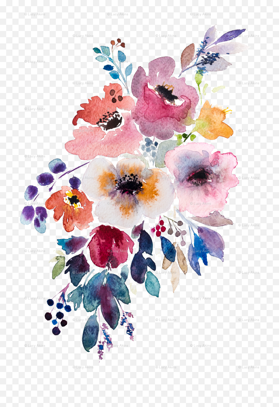 Download Free Watercolor Pic Art Hq Image Icon Favicon - Water Color Flowers Fall Png,Lucy Icon