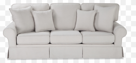 Png Transparent White Sofa Image - Couch