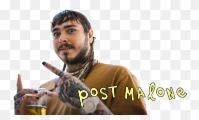 Clearart - Post Malone Prague png