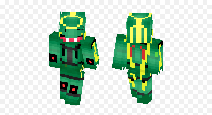 Mega Rayquaza Shiny Minecraft Skin