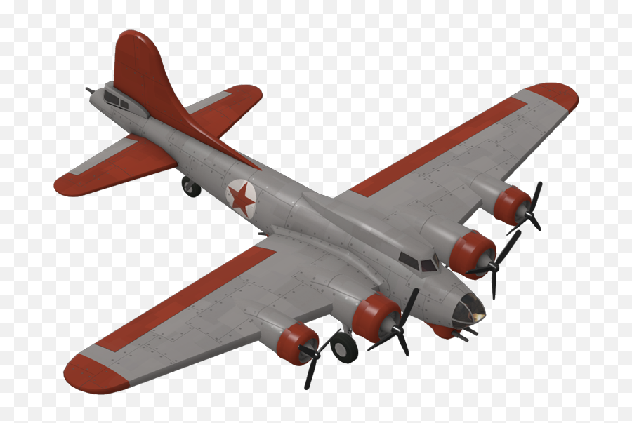 Bomber Plane - Boeing B17 Flying Fortress Clipart Full B 17 Transparent Background Ww2 Png,Boeing Png