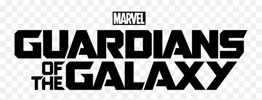 Guardians Of The Galaxy Logo Black - Guardians Of The Galaxy Logo Png,Galaxy Logos