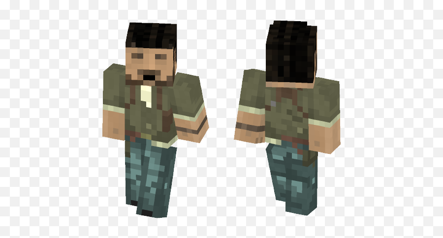 Download Drakeface Nathan Drake Uncharted Minecraft Skin For - Minecraft Infected Steve Skin Png,Drake Face Png