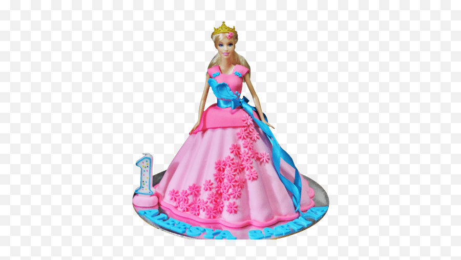 Barbie Doll Cake - Barbie Doll Cake Png,Barbie Doll Png
