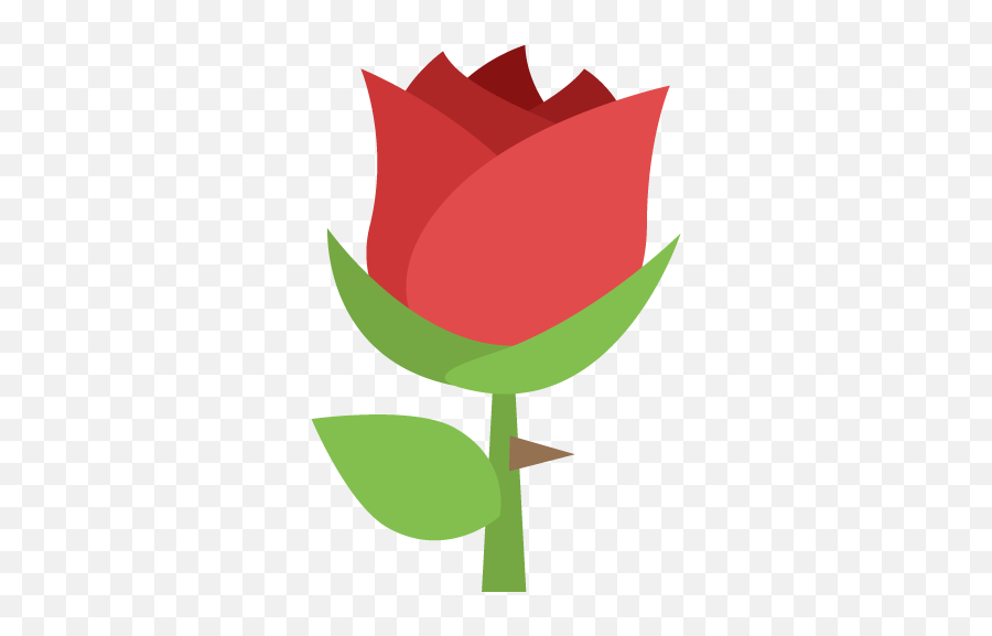 Rose Emoji Transparent Png Clipart - Rosa Emoticon Png,Rose Emoji Png