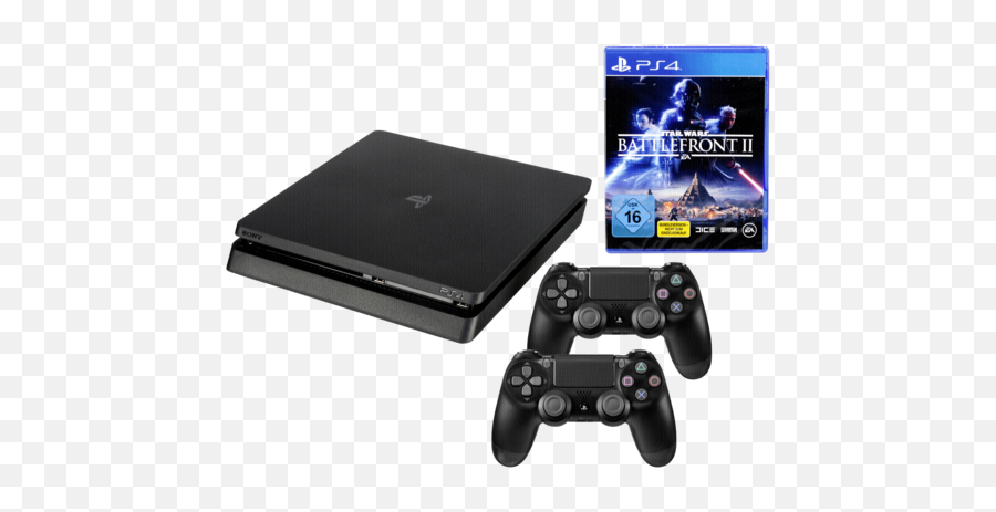 Sony Playstation 4 Slim 1tb Inkl Star Wars Battlefront 2 De - Version Ps4 Slim With 2 Controller And Fifa Game 1tb Png,Battlefront 2 Png