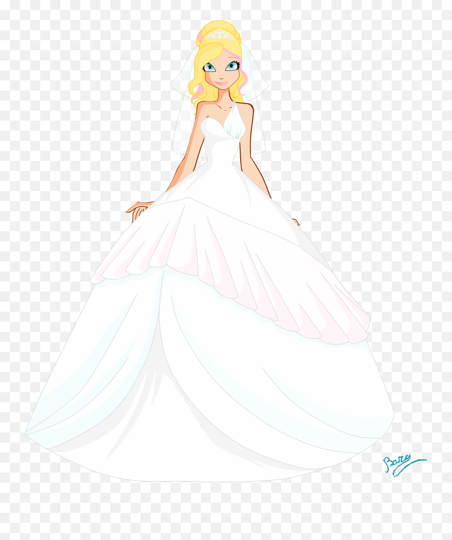 Wedding Dress Drawing Free Download Transparent PNG