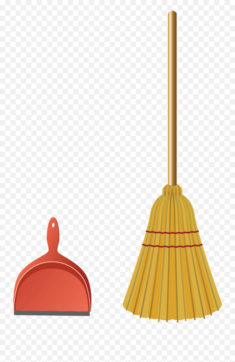 Broom Cleaning Illustration Cartoon - Cartoon Picture Of Broom Png,Broom Transparent