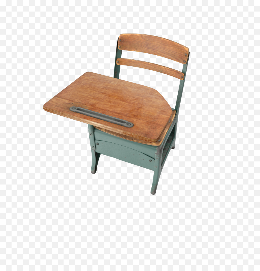 Hd Antique School Desk Png Image - School Desk Chairs With Drawer,School Desk Png