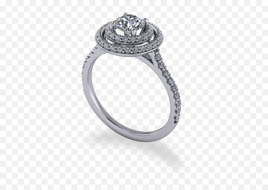 Download Modern Round Brilliant Cut - Engagement Ring Png,Halo Ring Png